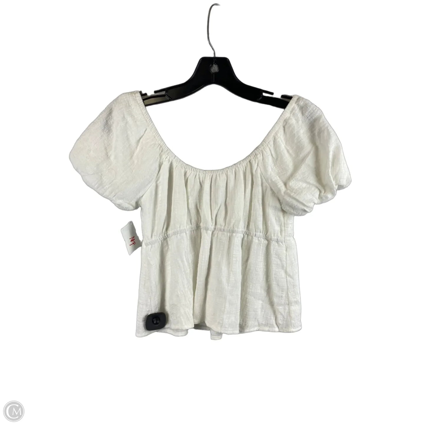 Top Short Sleeve By Kirious In White, Size: Xs