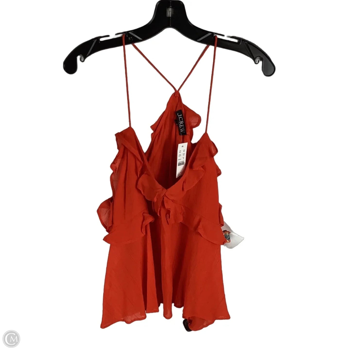 Top Sleeveless By J. Crew In Orange, Size: M