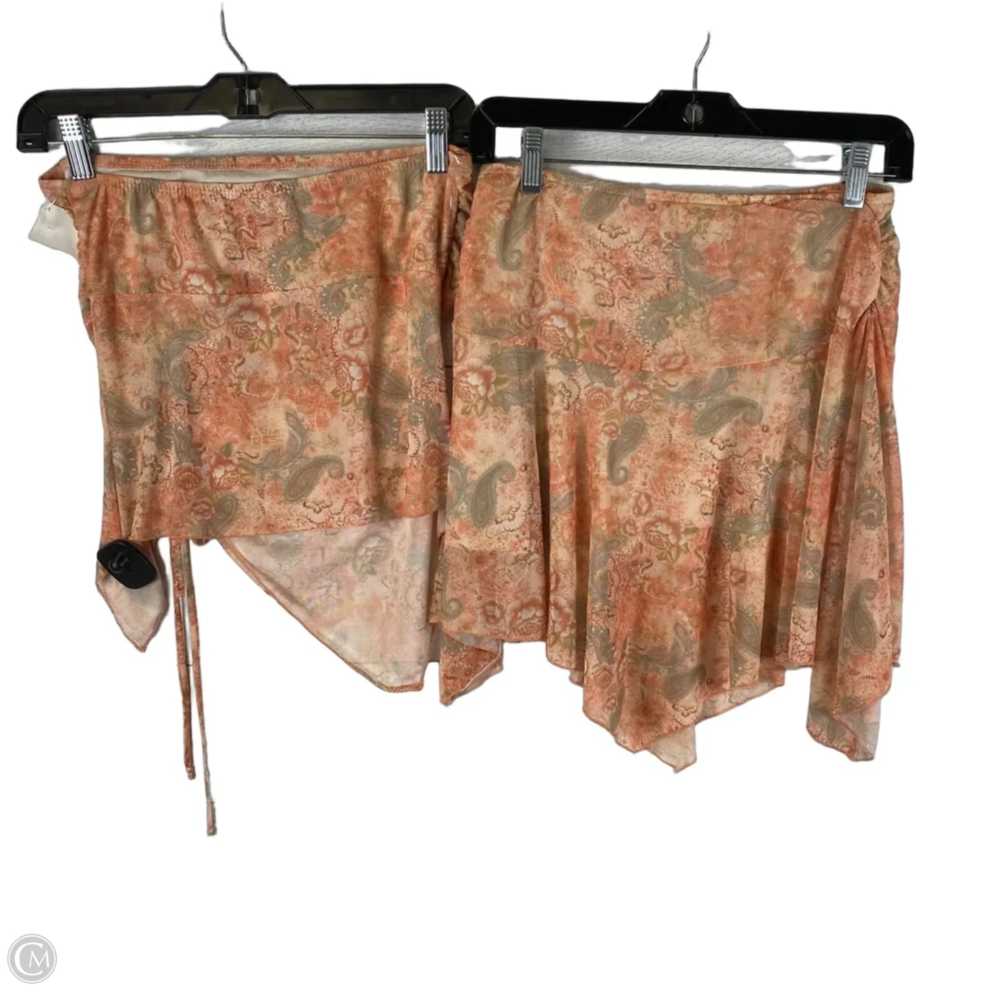 Skirt Set 2pc By See You Monday In Orange, Size: L