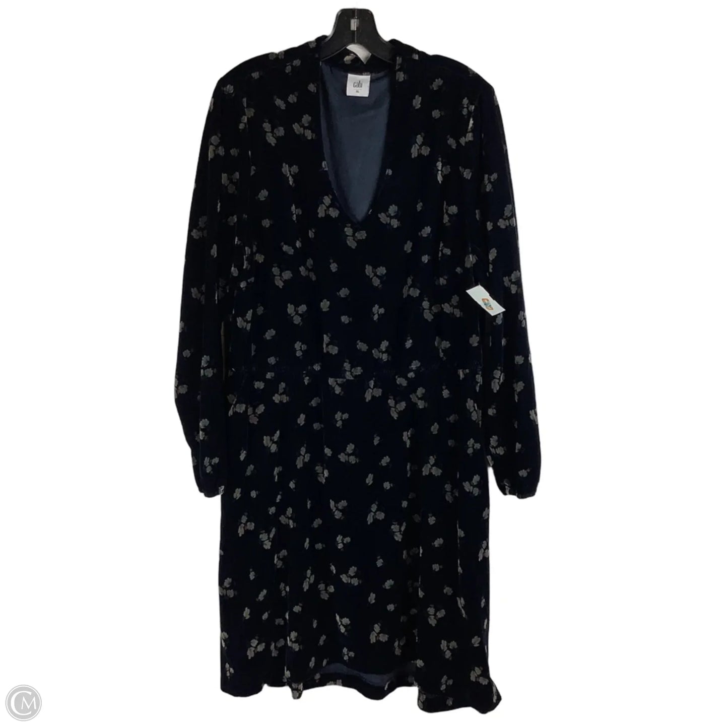 Dress Casual Midi By Cabi In Blue, Size: Xl