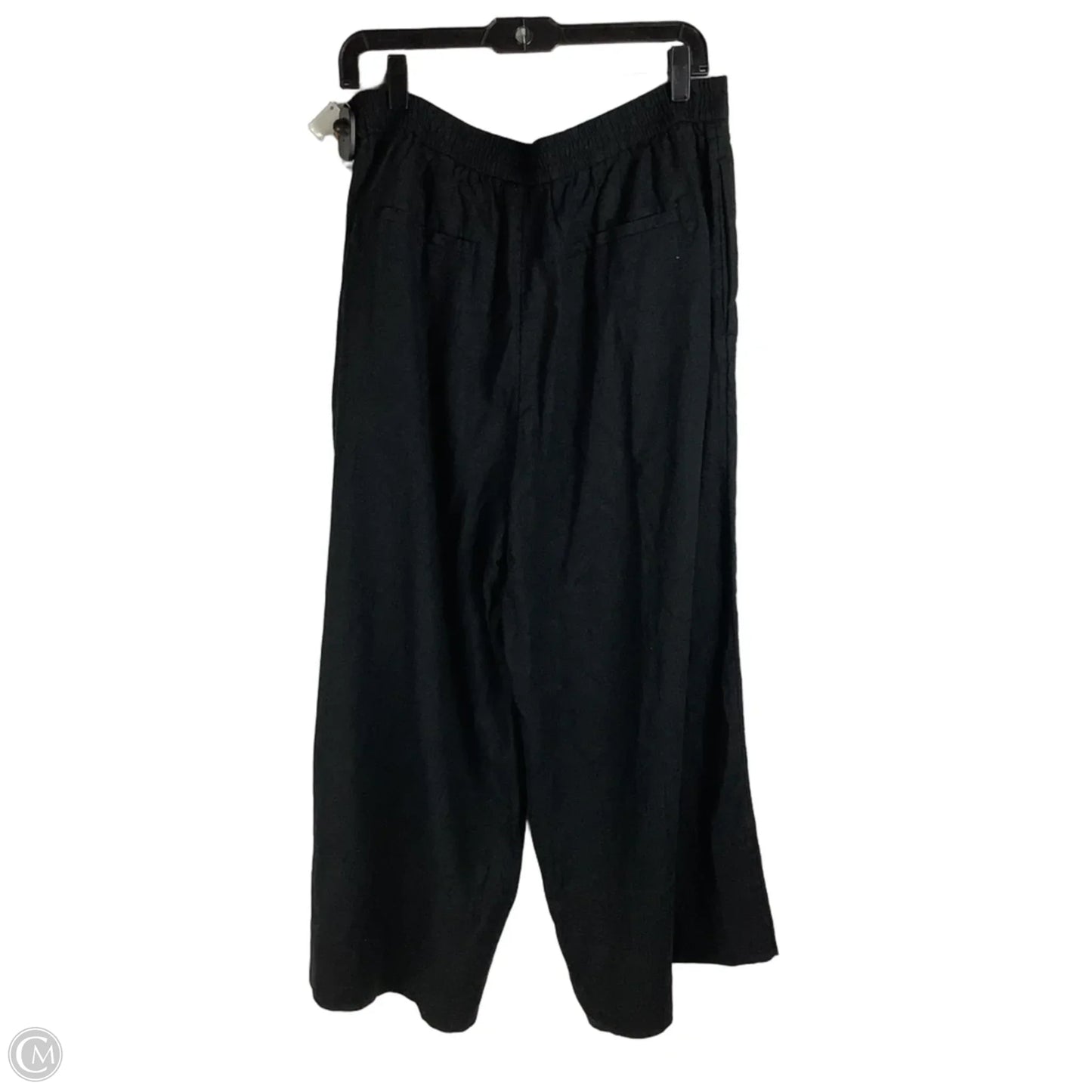 Pants Linen Blend By Banana Republic In Black, Size: L