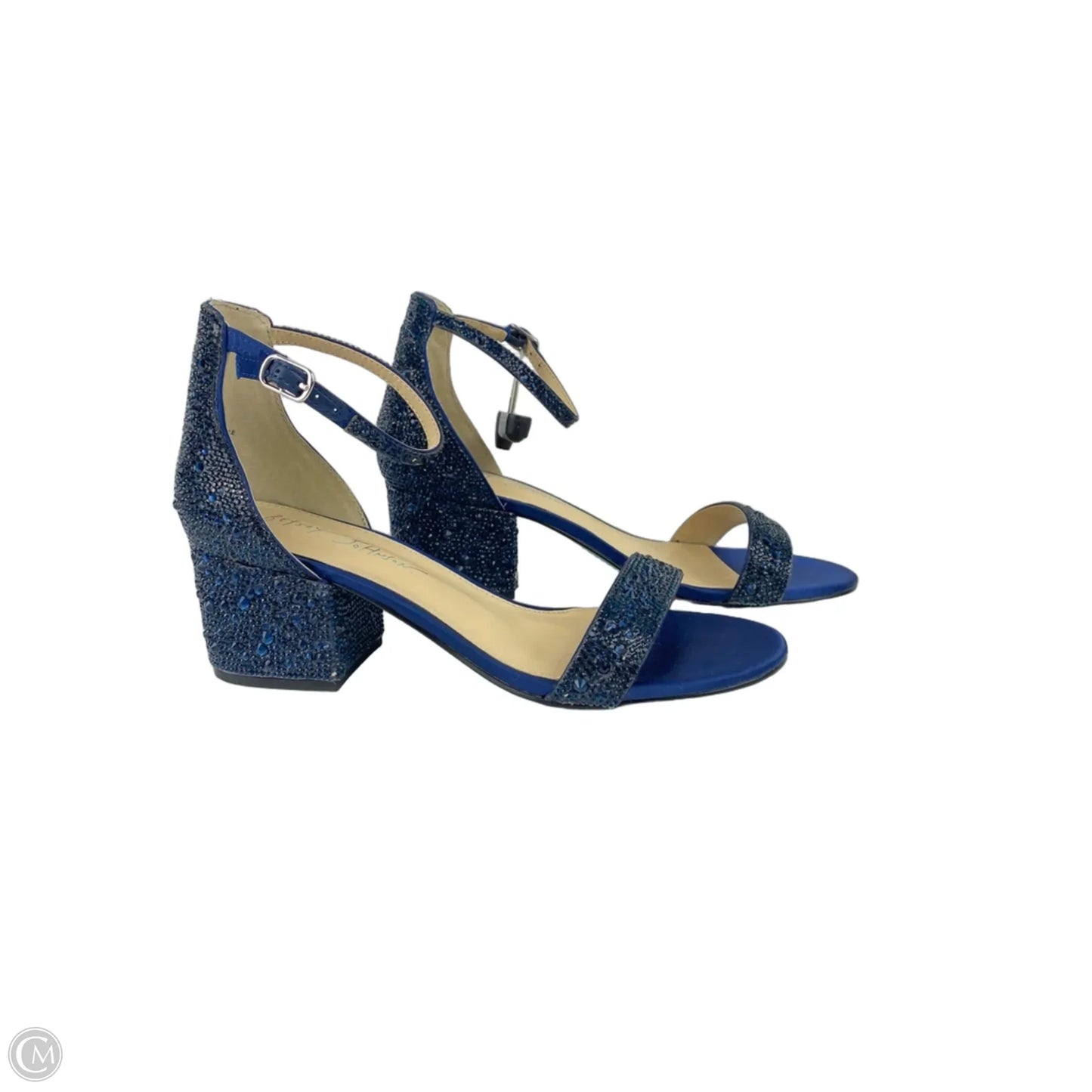 Shoes Heels Block By Betsey Johnson In Blue, Size: 8.5