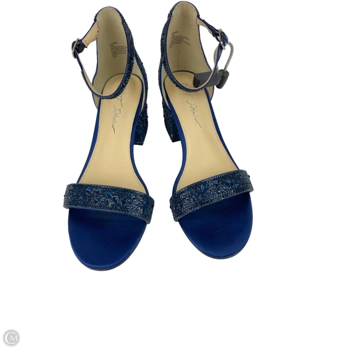 Shoes Heels Block By Betsey Johnson In Blue, Size: 8.5