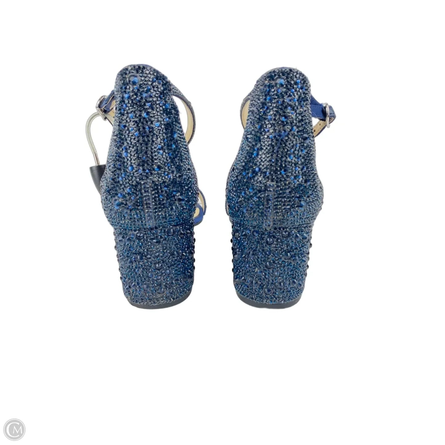 Shoes Heels Block By Betsey Johnson In Blue, Size: 8.5