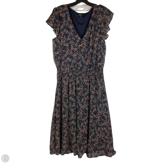 Dress Casual Maxi By Msk In Navy, Size: Xl