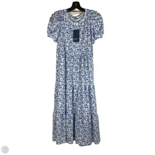 Dress Casual Maxi By Crown & Ivy In Blue, Size: M
