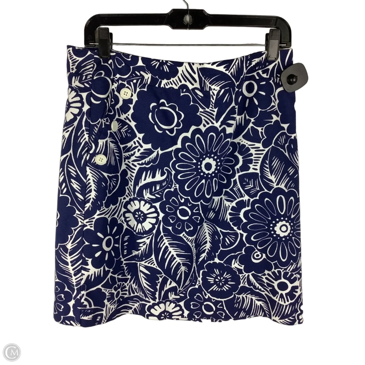 Skirt Midi By Talbots In Blue, Size: 12
