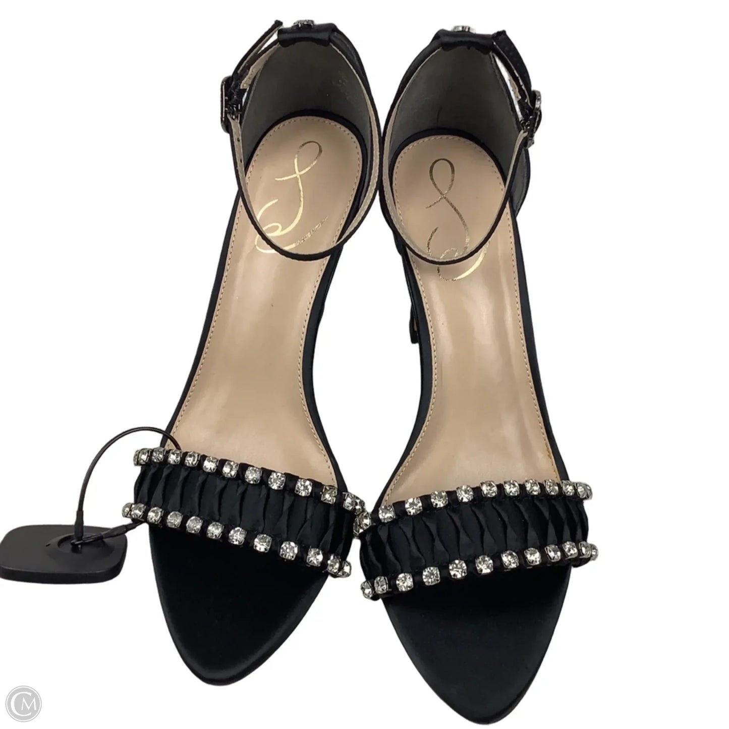 Sandals Heels Stiletto By Sam Edelman In Black, Size: 7