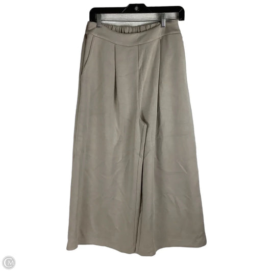 Pants Wide Leg By Cmc In Taupe, Size: M