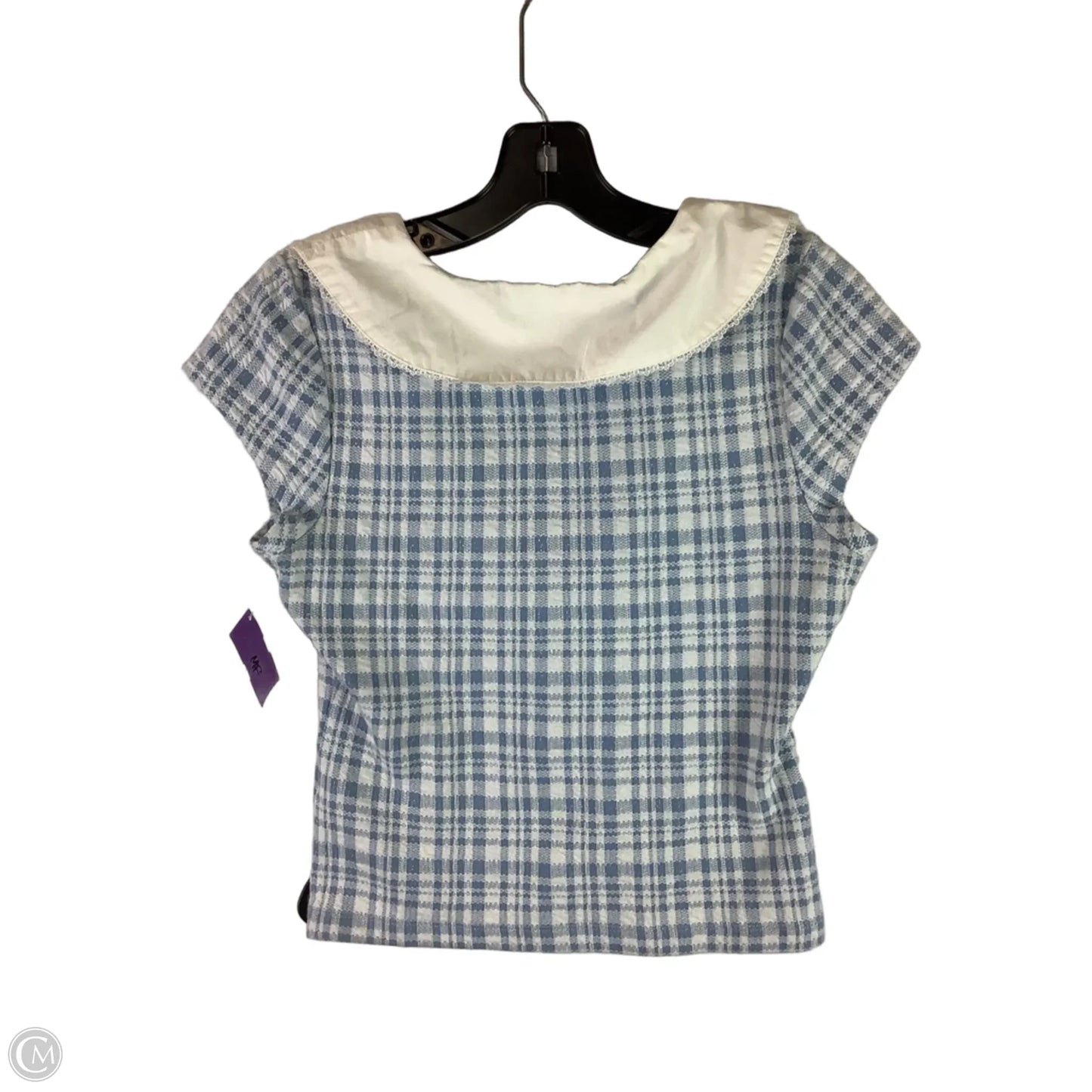 Top Short Sleeve By Maeve In Blue, Size: S