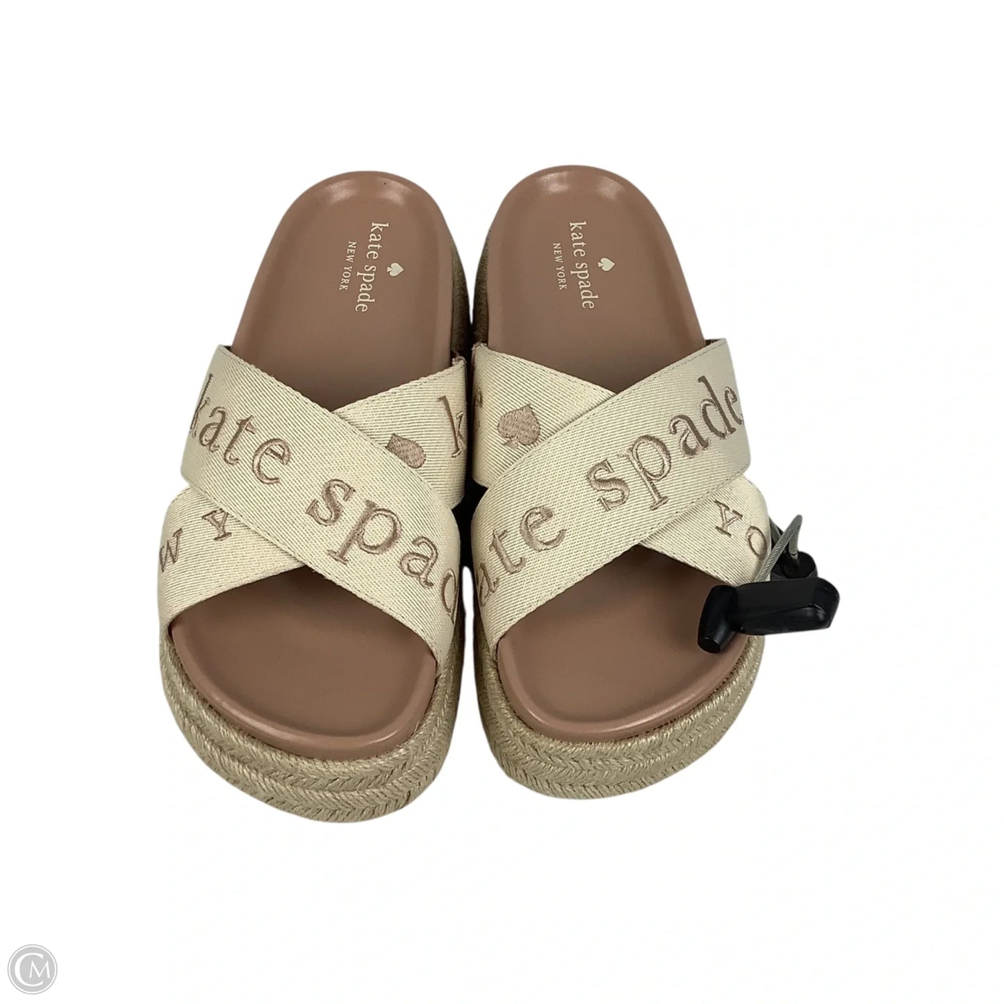 Sandals Designer By Kate Spade In Beige, Size: 8