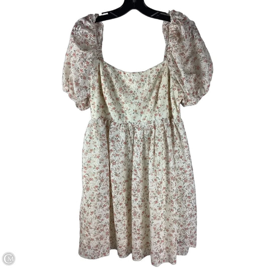 Dress Party Midi By Arula In Floral Print, Size: Xl