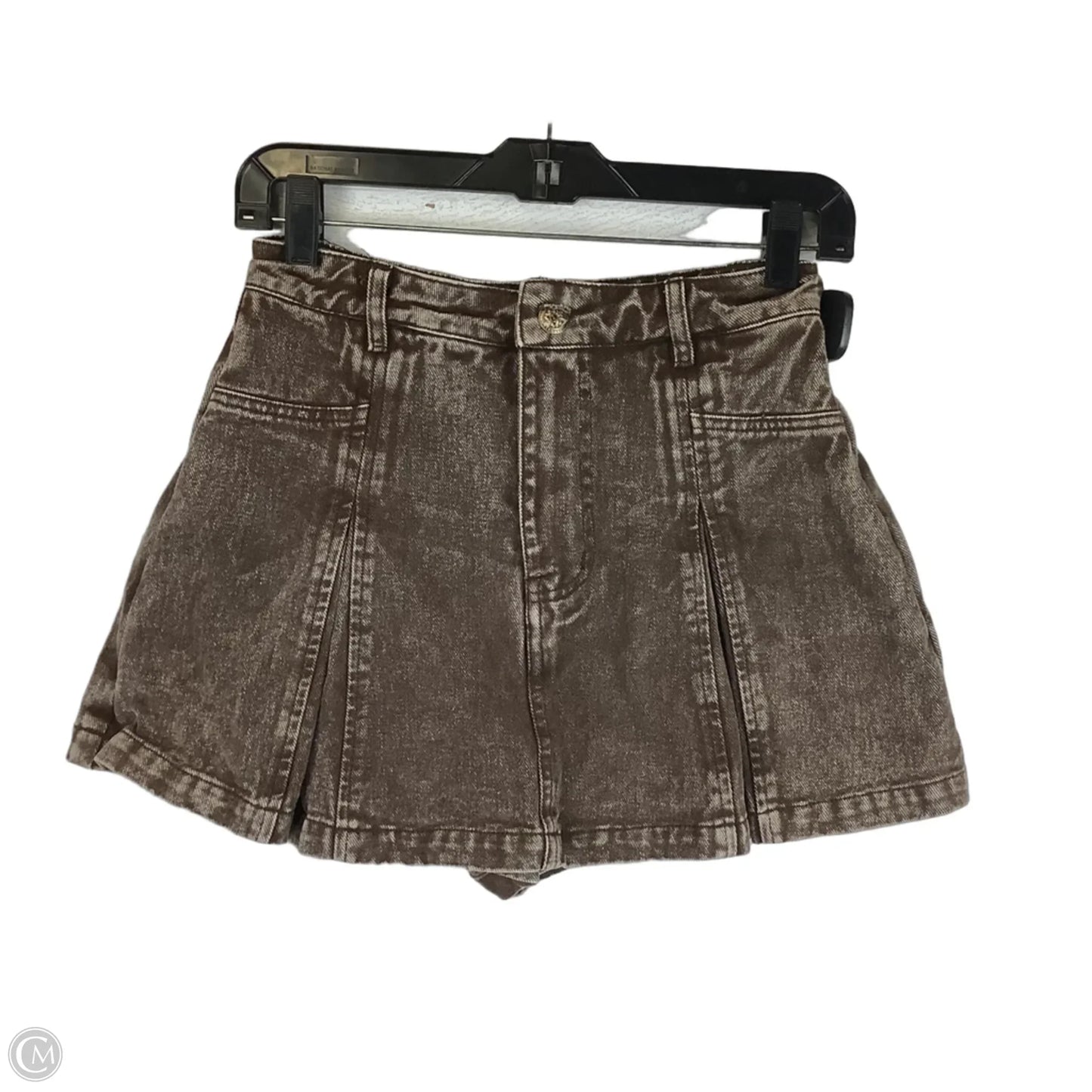Skort By Clothes Mentor In Brown, Size: S