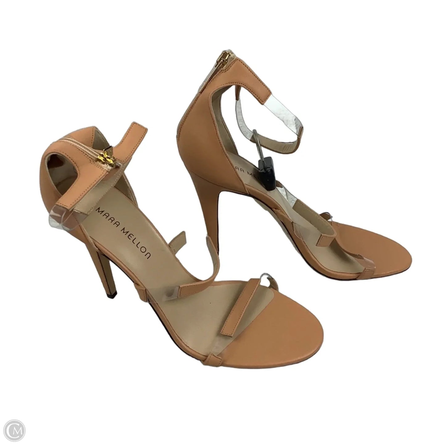 Sandals Heels Stiletto By Cmc In Brown, Size: 10