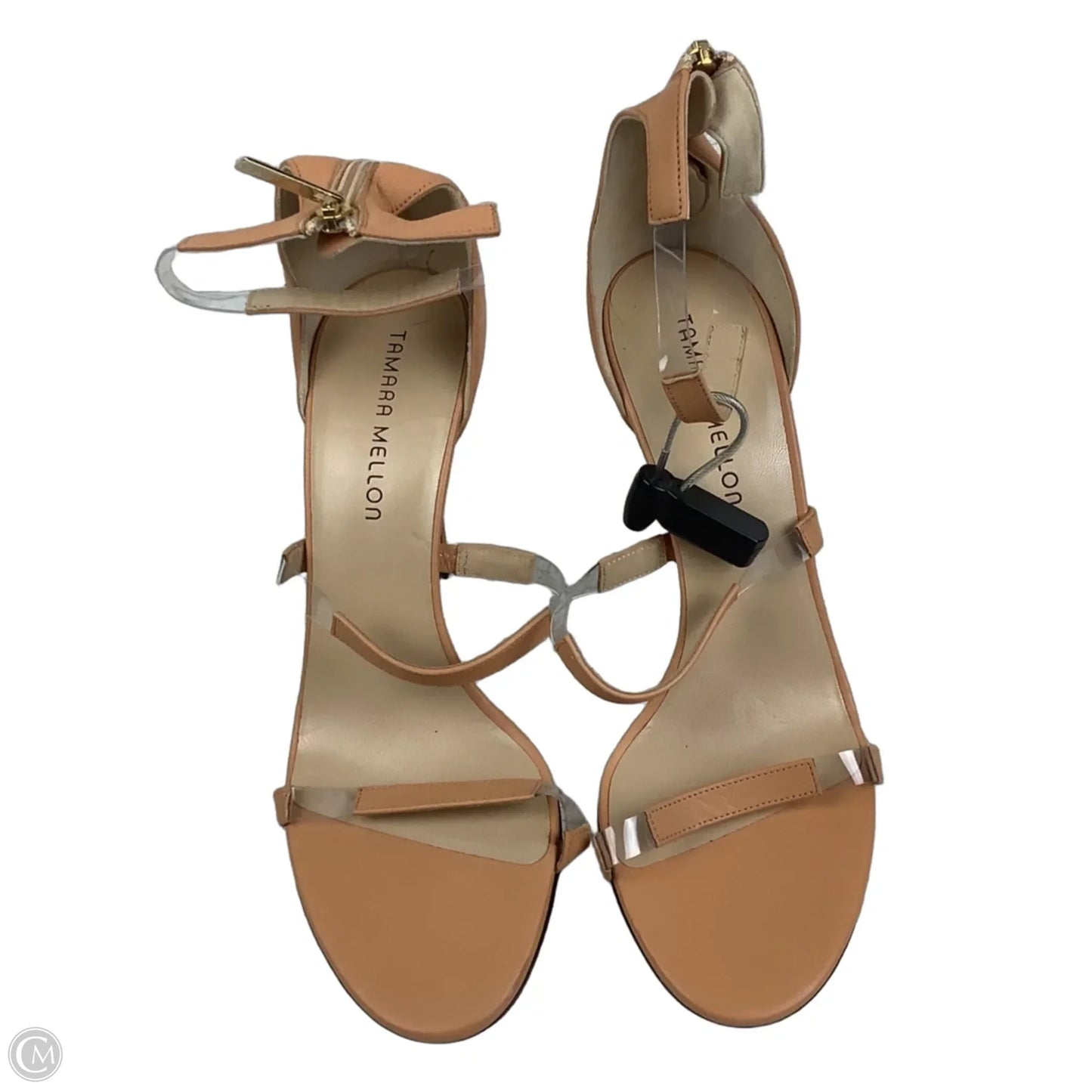 Sandals Heels Stiletto By Cmc In Brown, Size: 10