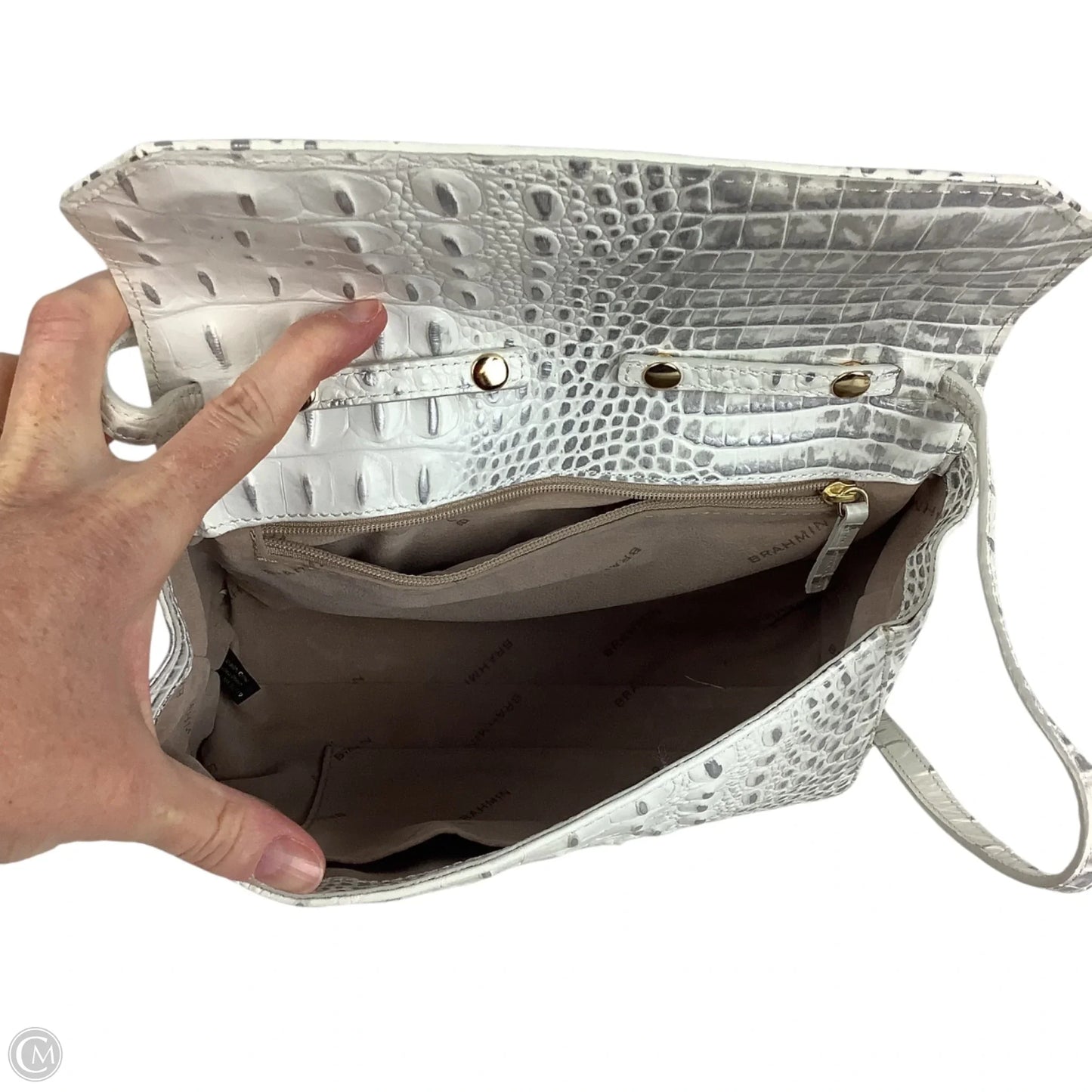 Handbag Designer By Brahmin, Size: Small
