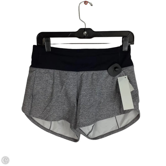 Athletic Shorts By Lululemon In Grey, Size: 4