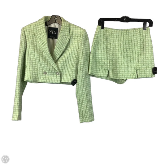 Skort 2pc Set By Zara In Green, Size: Xs