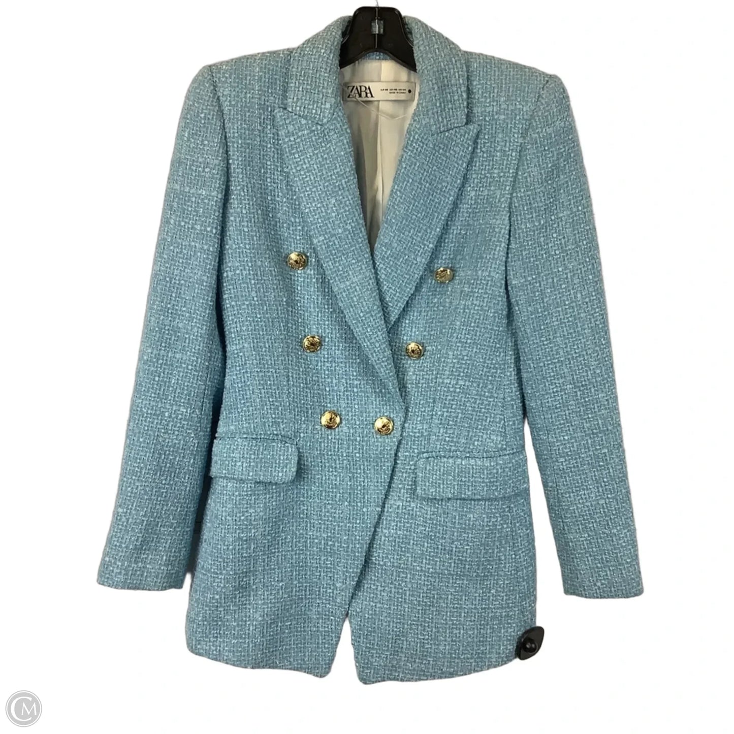 Blazer By Zara In Blue, Size: Xs