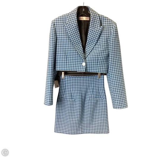 Skirt Set 2pc By Zara In Blue, Size: Xs
