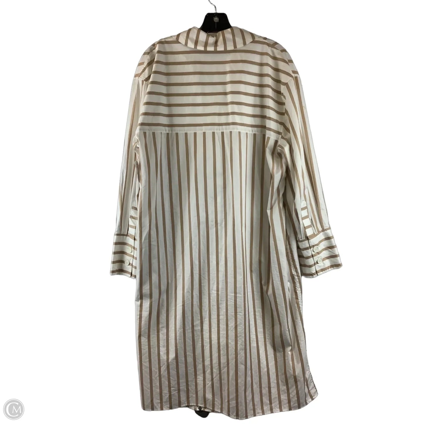 Dress Casual Maxi By Hugo Boss In Striped Pattern, Size: 8