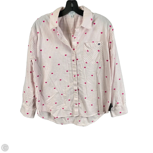 Top Long Sleeve By Crown And Ivy In Pink, Size: Sp