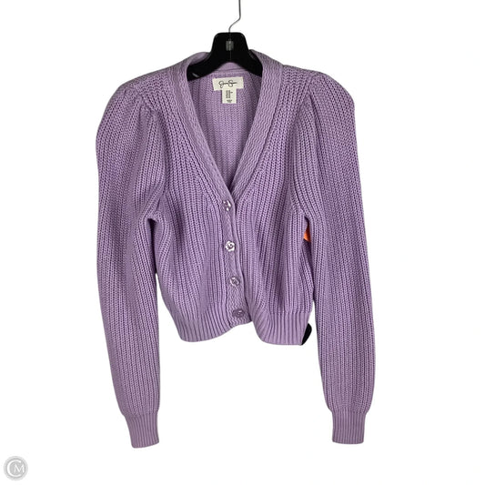 Sweater Cardigan By Jessica Simpson In Purple, Size: Xs