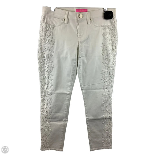 Pants Designer By Lilly Pulitzer In White, Size: 6