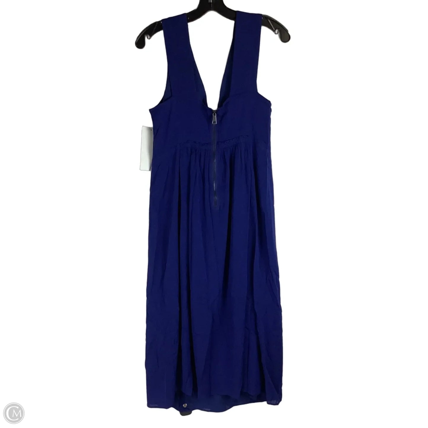 Dress Luxury Designer By Burberry In Navy, Size: 10
