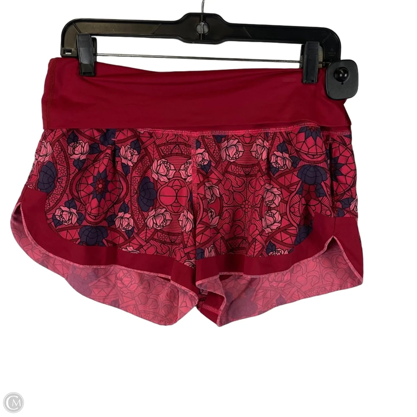 Athletic Shorts By Lululemon In Red, Size: 6