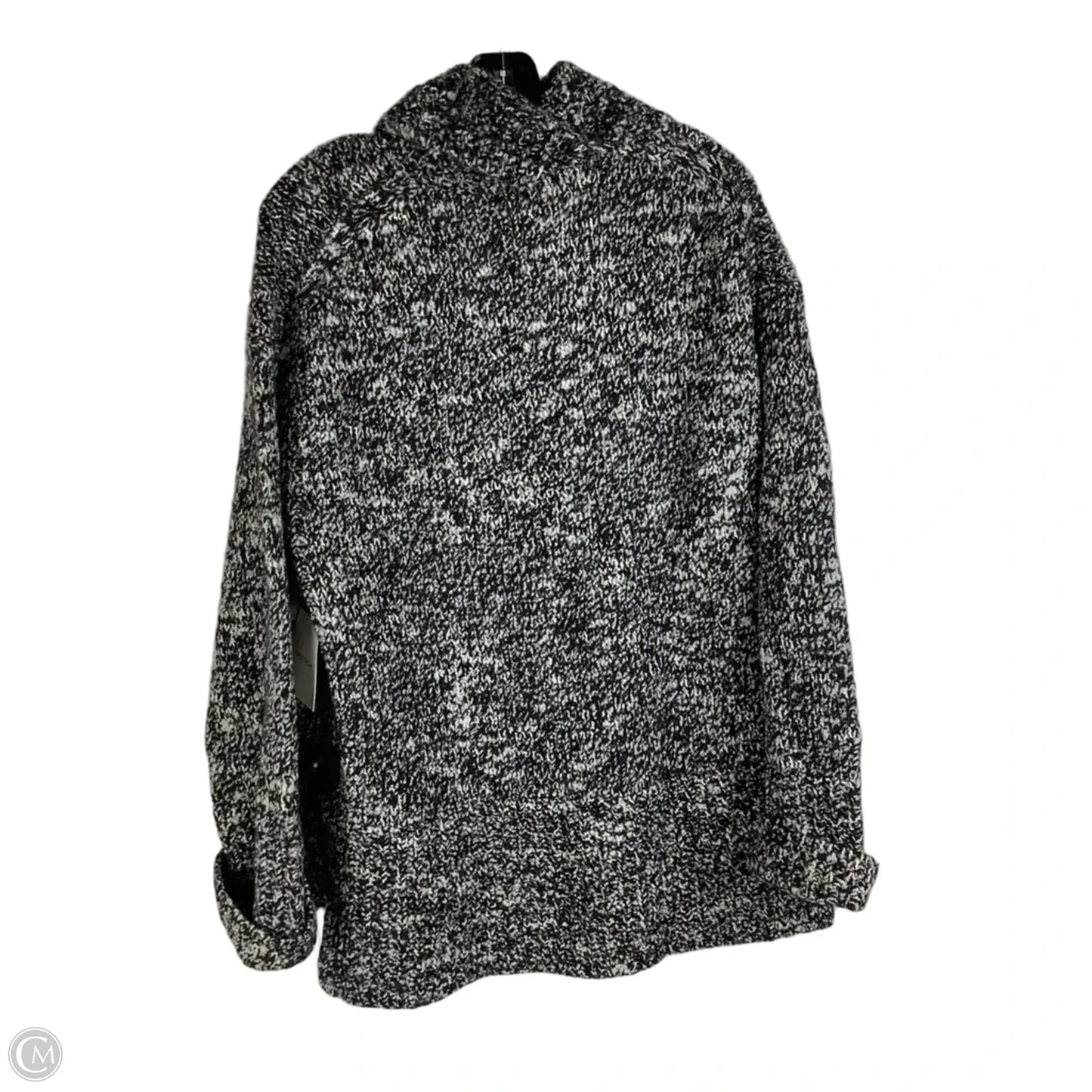 Sweater By Nordstrom In Black & White, Size: M