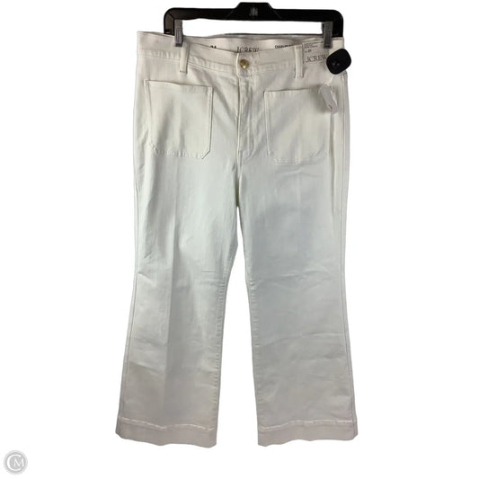 Pants Wide Leg By J. Crew In White, Size: 10 (31)