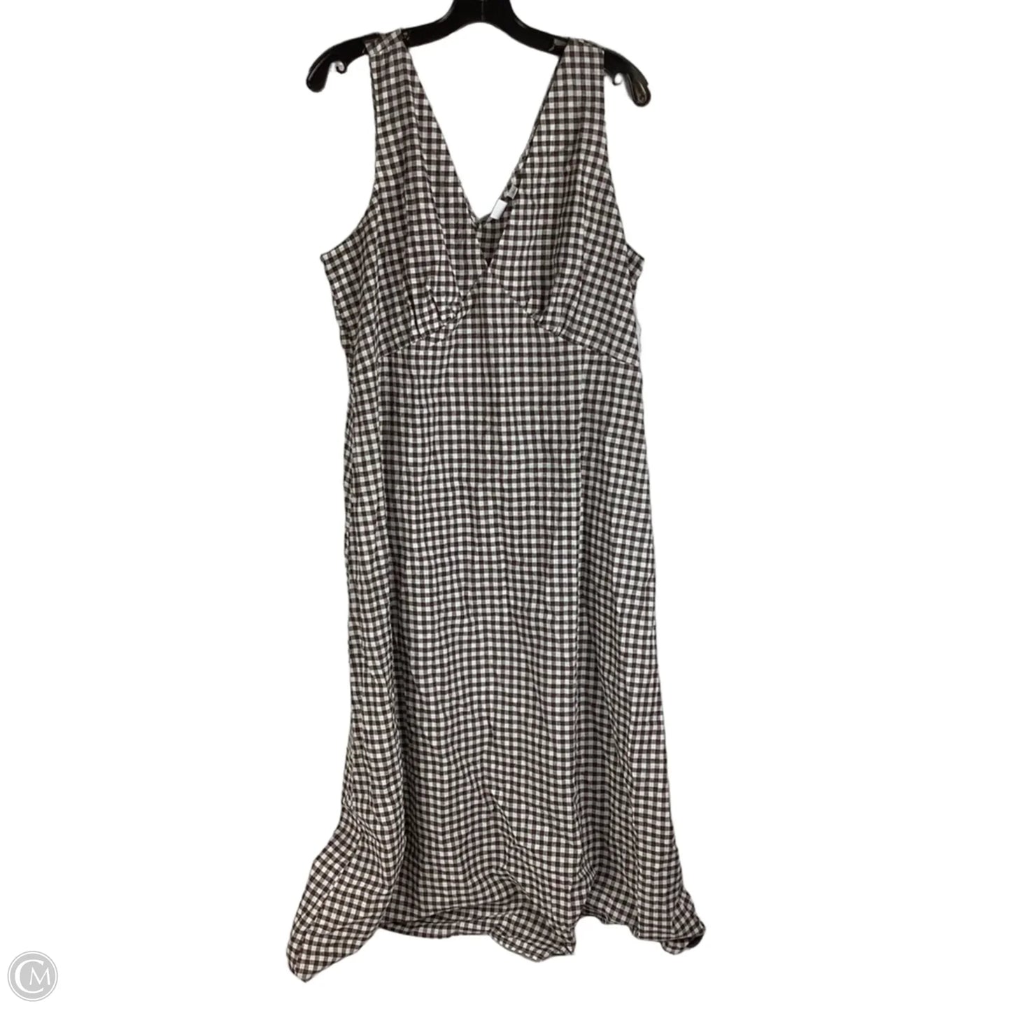 Dress Casual Maxi By Gap In Plaid Pattern, Size: Xl