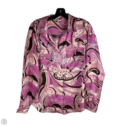 Top Long Sleeve By Jodifl In Purple, Size: L