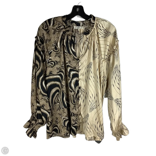 Top Long Sleeve By Entro In Multi-colored, Size: L