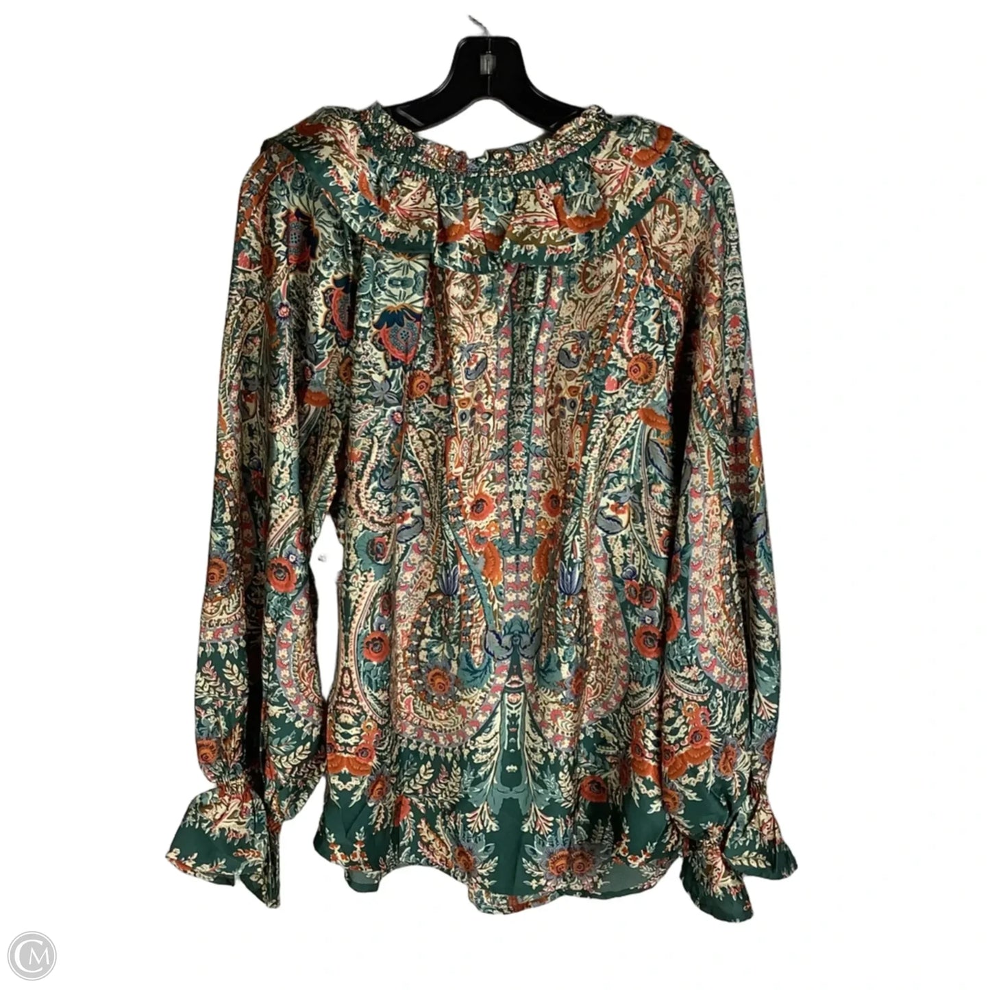 Top Long Sleeve By Umgee In Floral Print, Size: M