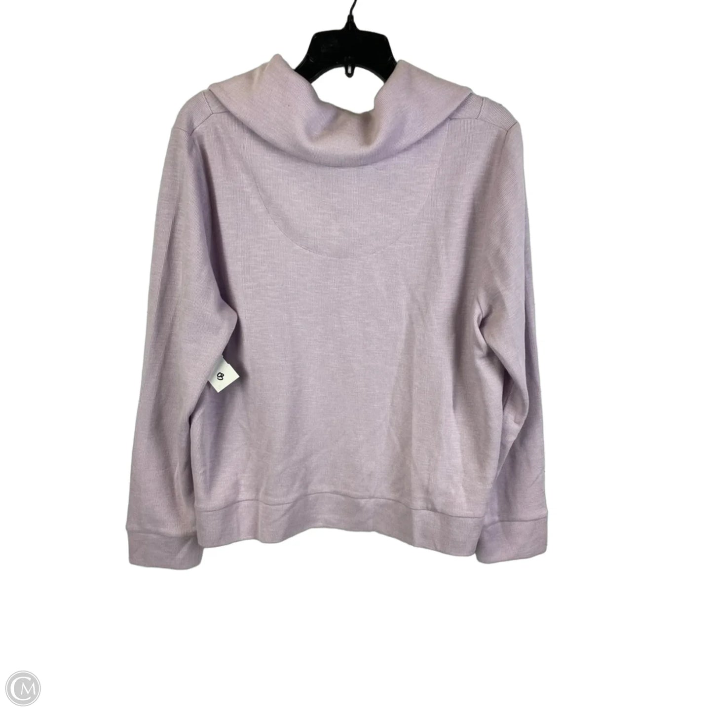 Sweatshirt Crewneck By Chicos In Purple, Size: L