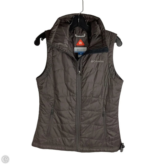 Vest Puffer & Quilted By Columbia In Brown, Size: S