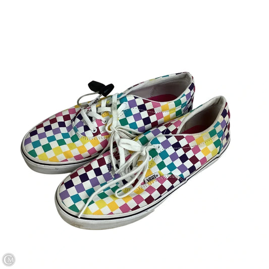 Shoes Flats By Vans In Multi-colored, Size: 6 missy