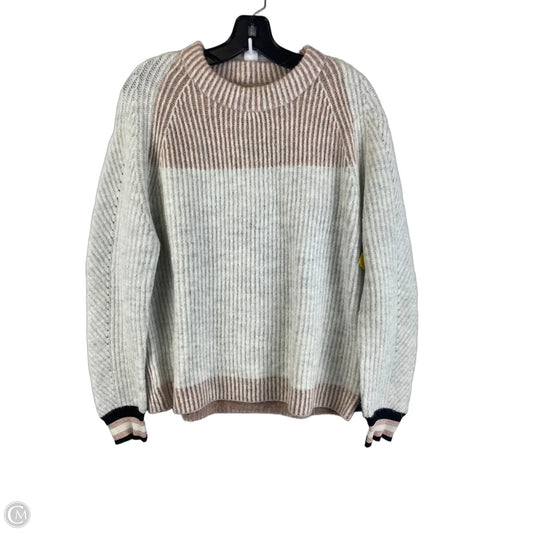 Sweater By Skies Are Blue In Cream, Size: M