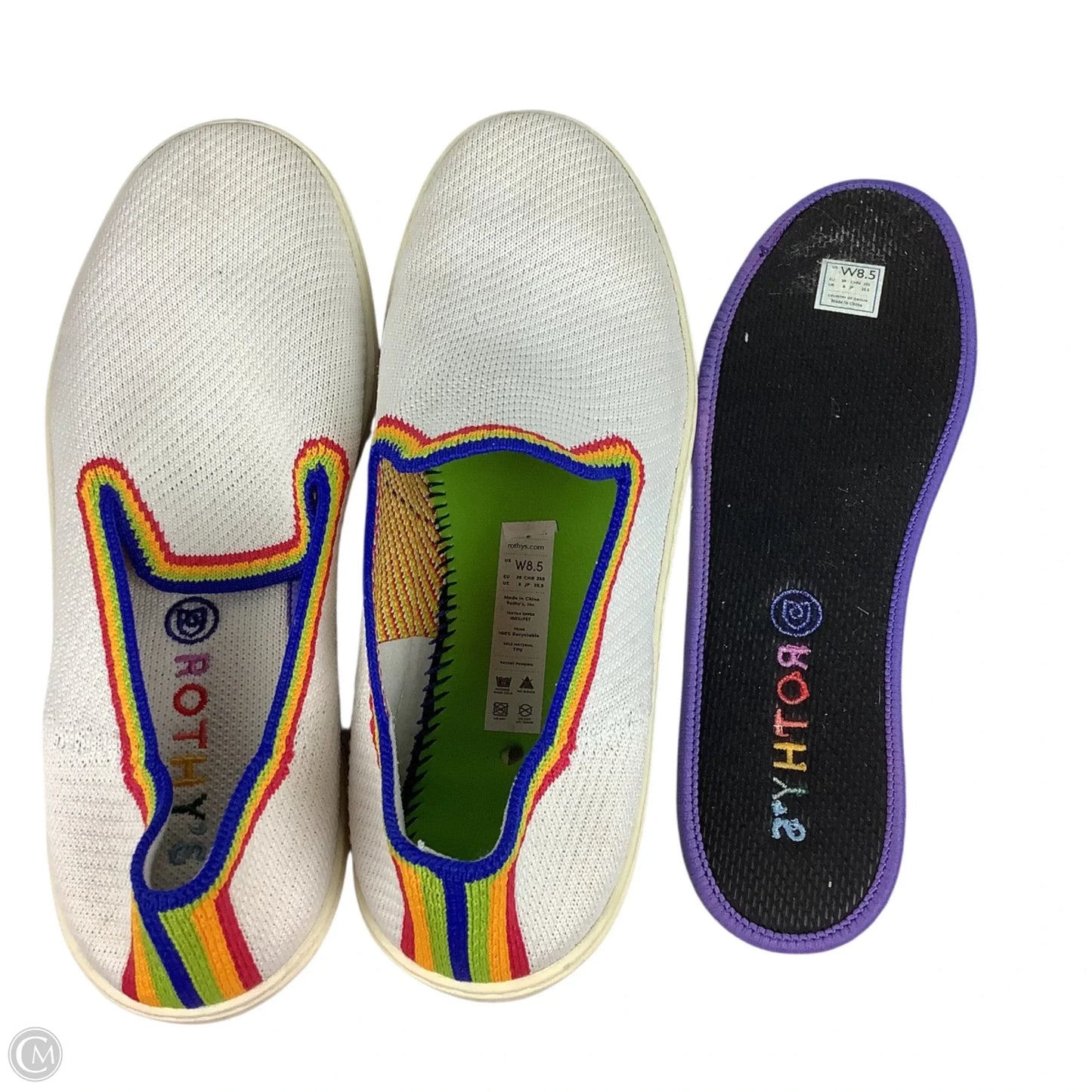 Shoes Flats By Rothys In White, Size: 8.5