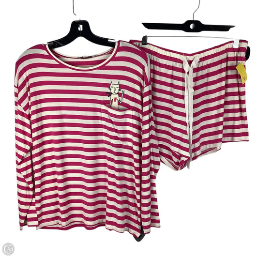 Shorts Set By Loft In Striped Pattern, Size: S