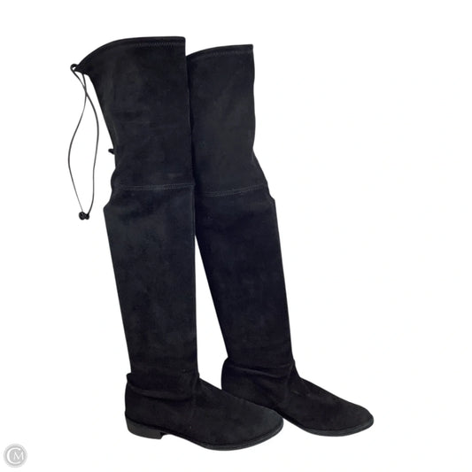 Boots Designer By Stuart Weitzman In Black, Size: 5.5