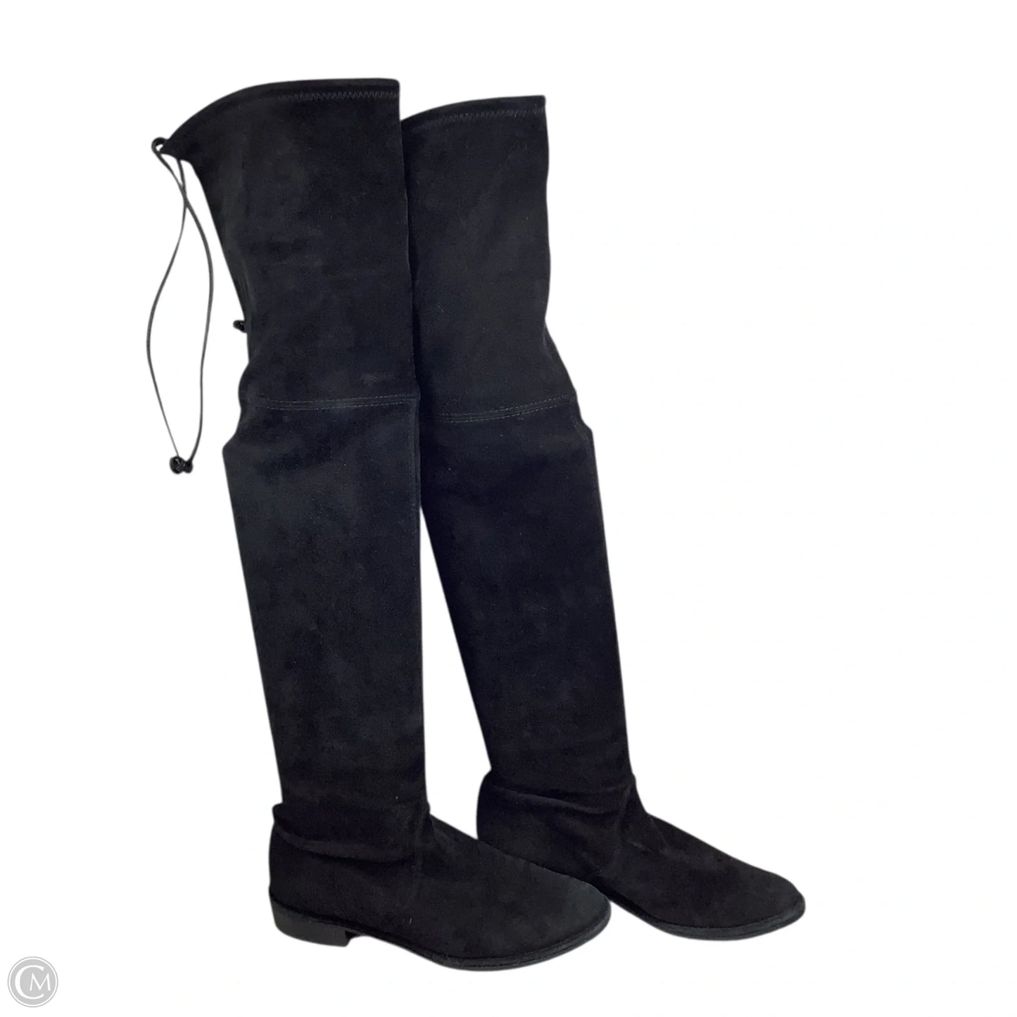 Boots Designer By Stuart Weitzman In Black, Size: 5.5