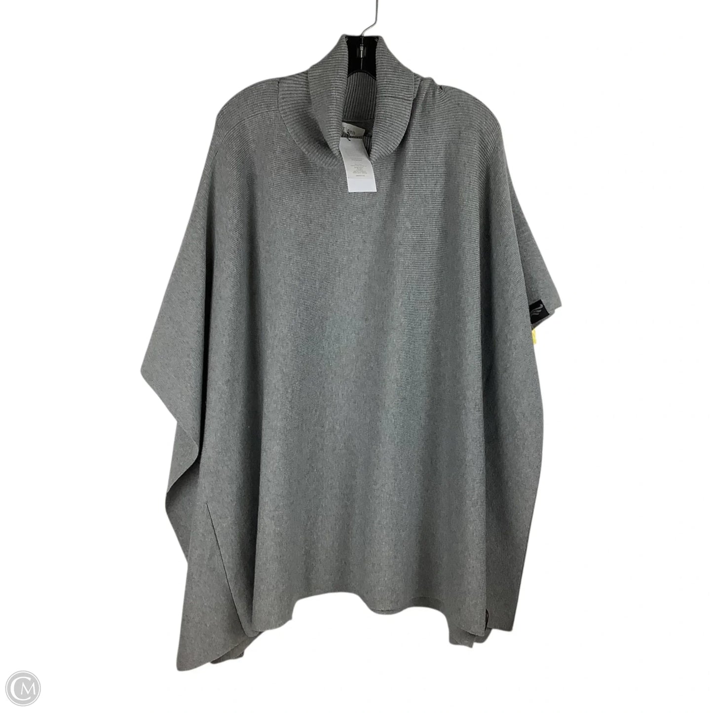 Poncho By Mer Sea In Grey, Size: One Size