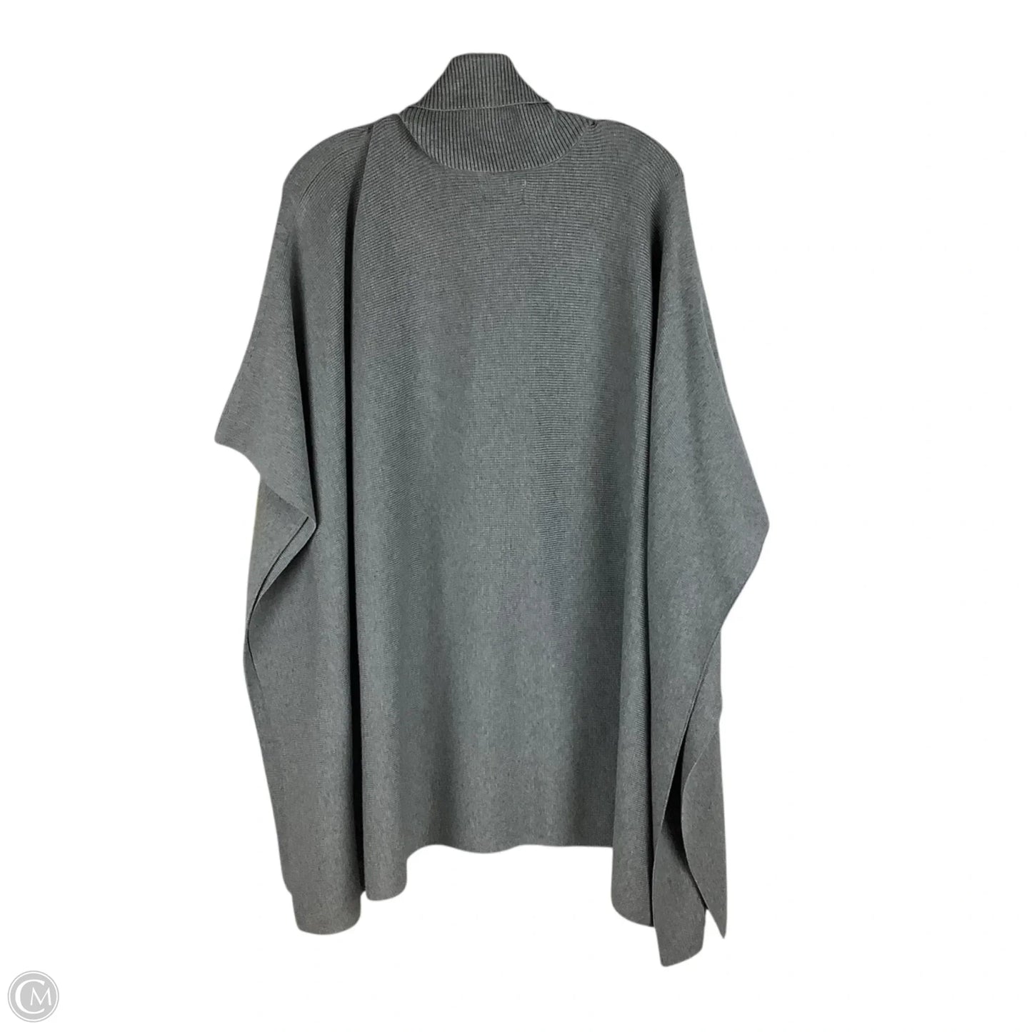 Poncho By Mer Sea In Grey, Size: One Size