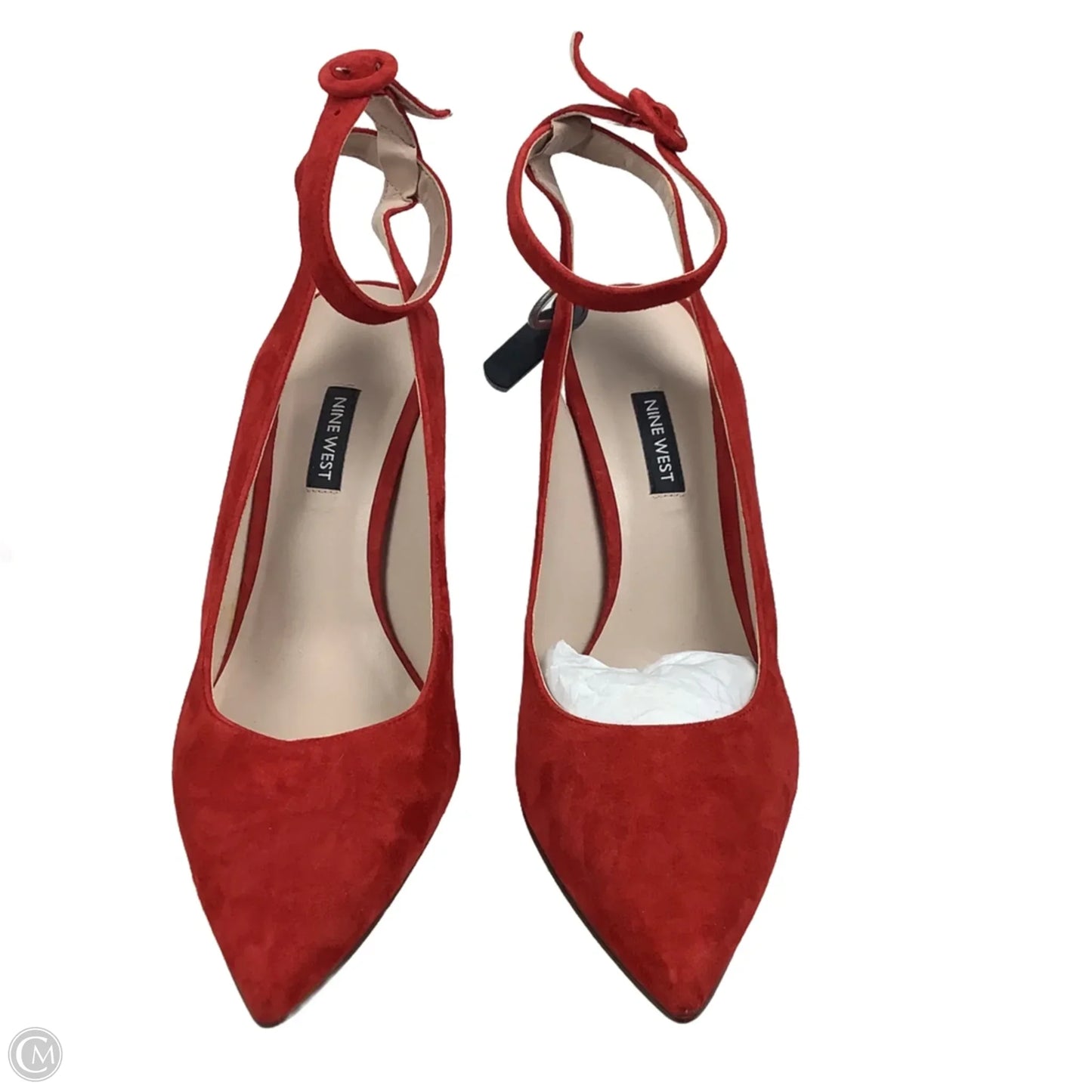Shoes Heels Block By Nine West In Red, Size: 10