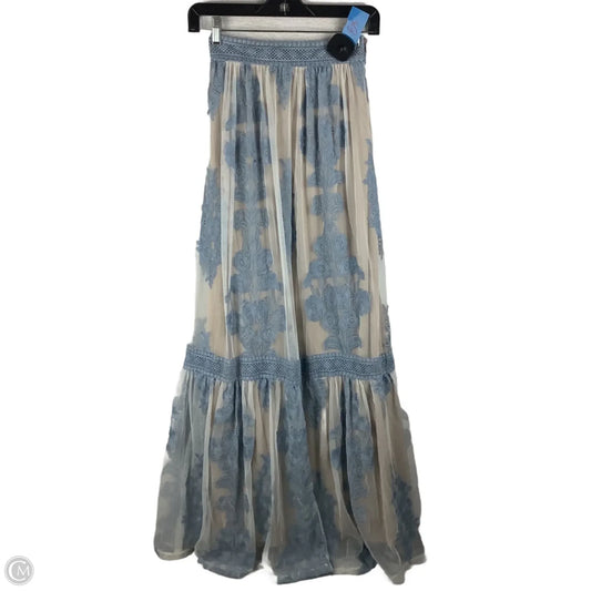 Skirt Maxi By Altard State In Blue & Cream, Size: Xs