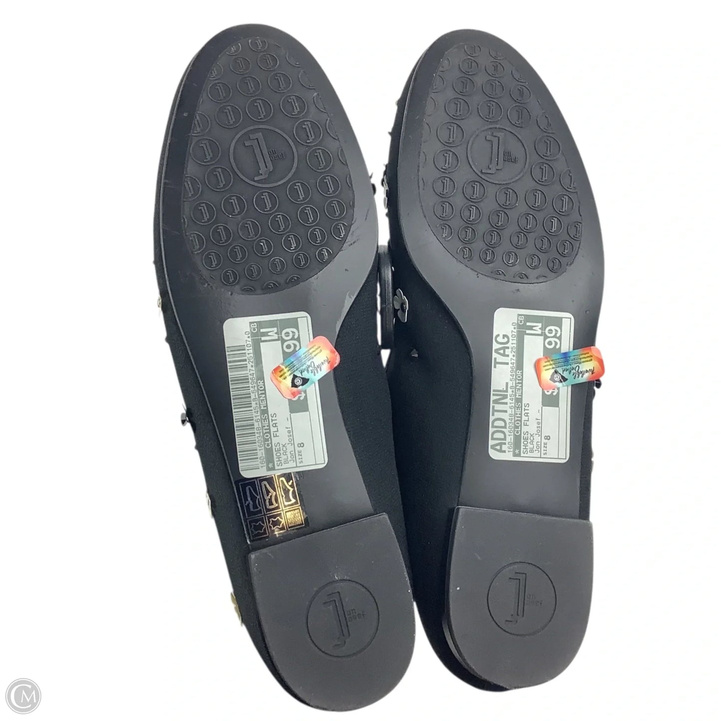 Shoes Flats By Clothes Mentor In Black, Size: 8