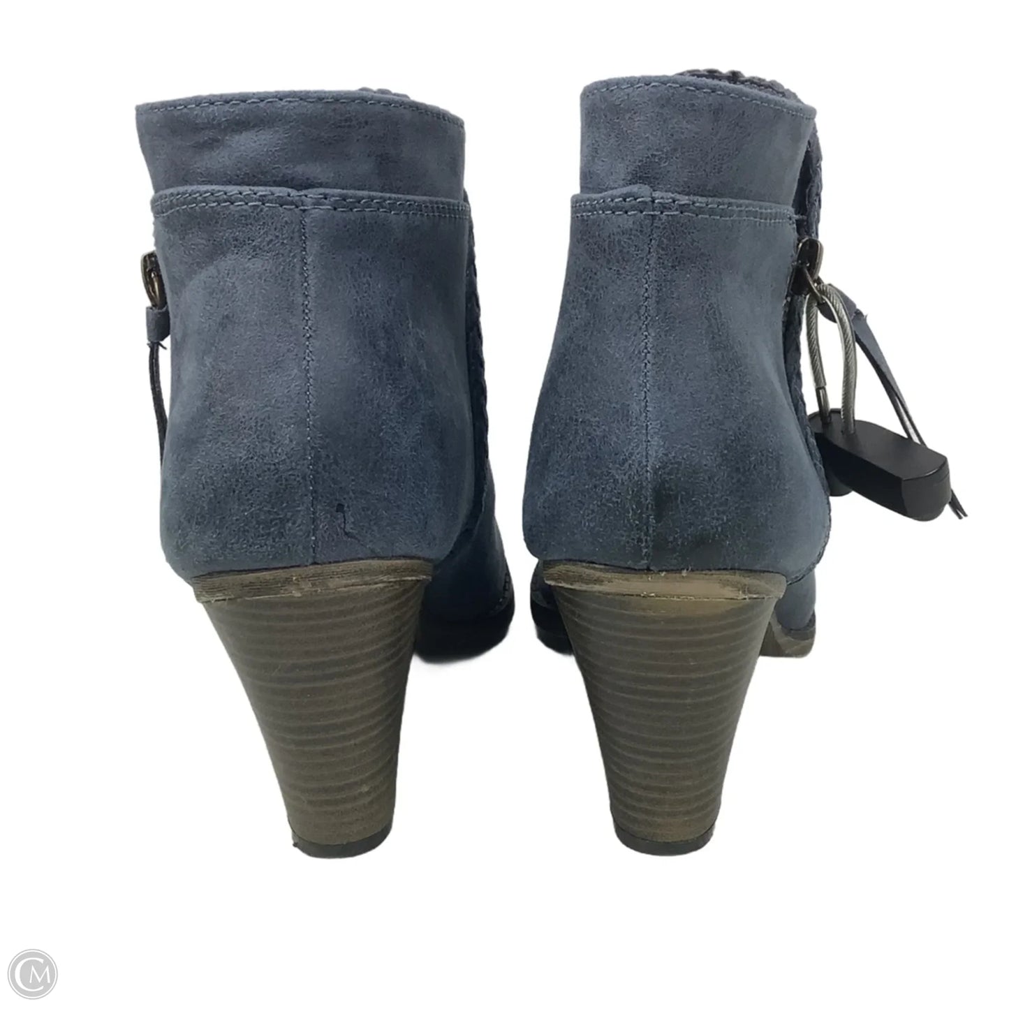 Boots Ankle Heels By Mia In Blue, Size: 8